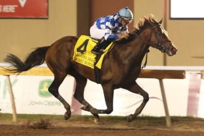 Buster stem and score bracket to win the Oklahoma Derby