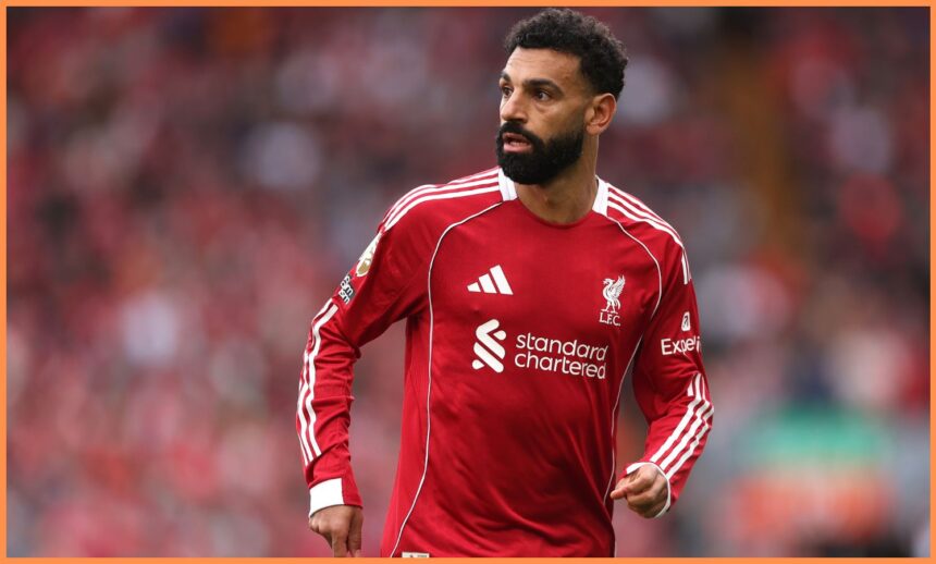 Mohamed Salah in action for Liverpool