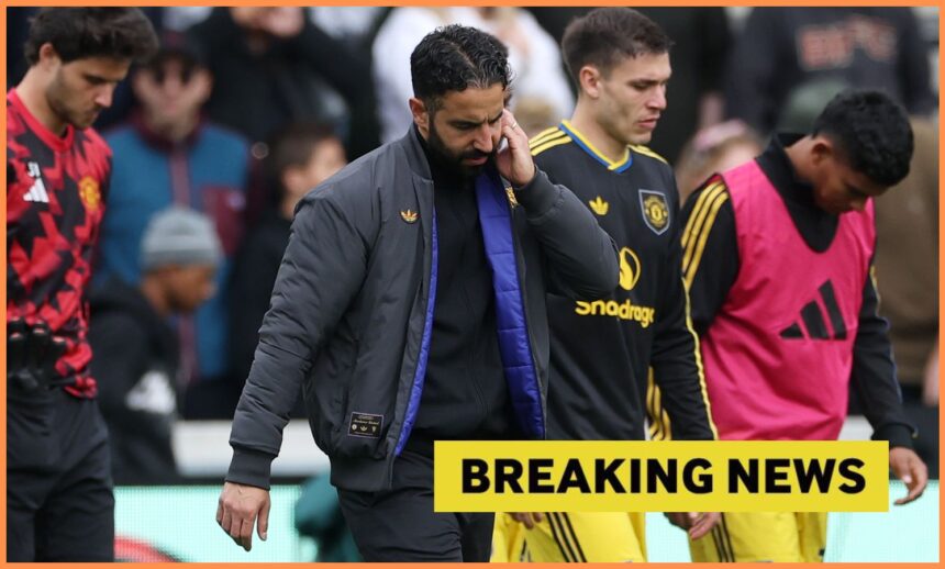 "There's no way back for him" - Man United urged him to plunder Reuben Amorim as soon as possible