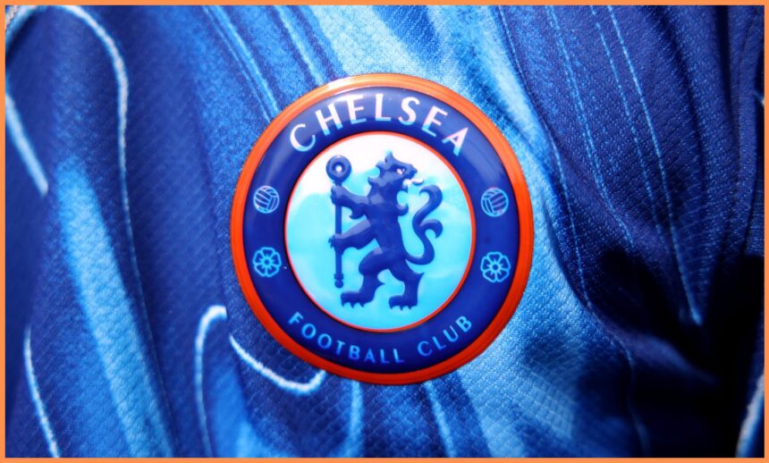 Close up image of the Chelsea FC club crest