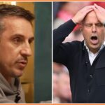 Gary Neville and Arne Slot
