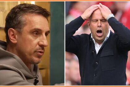 Gary Neville and Arne Slot