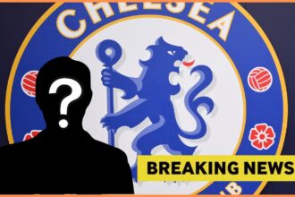 Chelsea FC logo and breaking news banner
