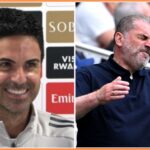 Mikel Arteta and Ange Postecoglou