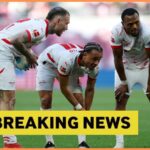 Xavi Simons with his RB Leipzig teammates