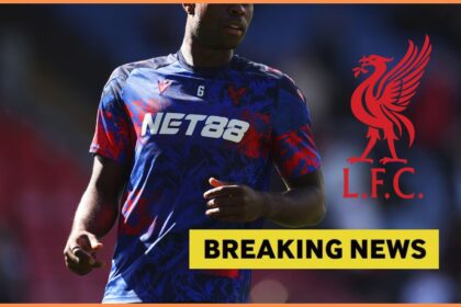 Marc Guehi warming up for Crystal Palace, plus