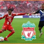 Michael Olise in action for Bayern Munich against Hamburg
