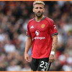 Luke Shaw in action for Man United