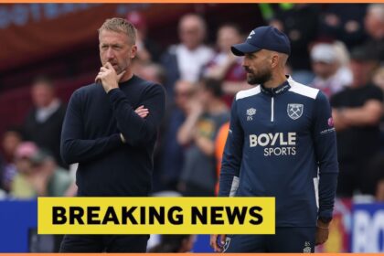 Graham Potter and assistant Bruno Saltor