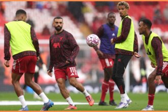 Liverpool players training