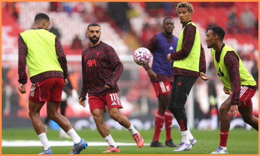 Liverpool players training