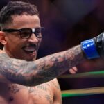 Carlos Prates celebrates after knocking out Geoff Neal at UFC 319