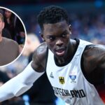 Dennis Schroder creates Dirk Nowitzki points right after earning the Eurobasket MVP.