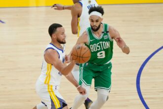 Derrick White revealed Stephen Curry's "incredible" tribute, and he wanted to score more