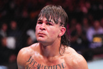 Diego Lopes during UFC fight