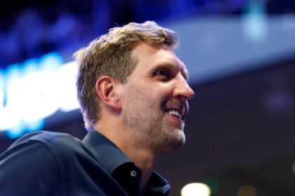 Dirk Nowitzki says he was impressed with what Kyrie Irving already is doing, giving Dallas Mavericks hope