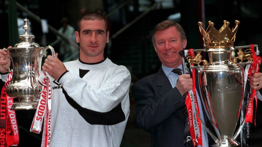 Ferguson and Cantona asked the England Ace to join Man UTD, but instead chose a £25 million move