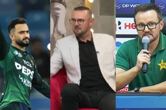 Mohammad Nawaz, Simon Doull and Mike Hesson