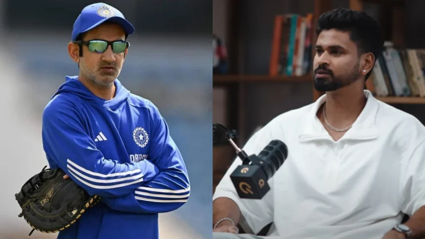 Gautam Gambhir and Shreyas Iyer