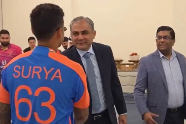 Mohsin Naqvi and India captain Suryakumar Yadav