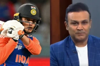 Abhishek Sharma and Virender Sehwag