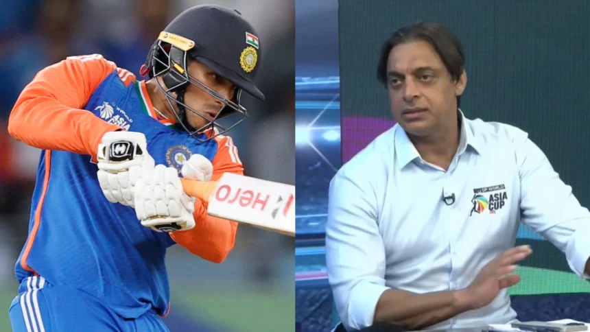 Abhishek Sharma and Shoaib Akhtar