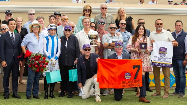 Gold Phoenix, the Breeders' Cup turf candidate, is a true "joy" for his owner