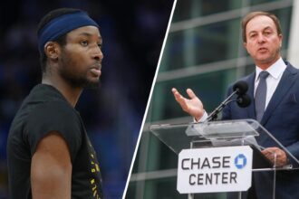 How Jonathan Cuminga responded dullly to the Warriors owner's question, "Do you want to be here?"