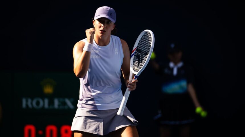 Iga Swiatek wins his 400th career match and advances at the China Open