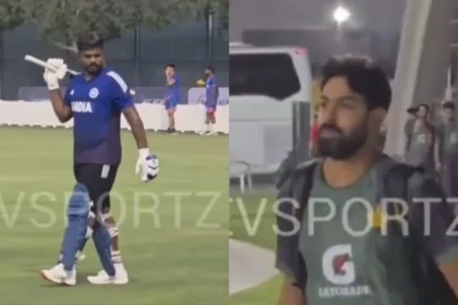 India And Pakistan Cricketers Practice Side By Side Before Asia Cup 2025 Clash