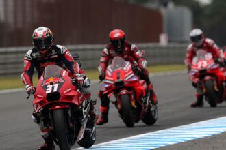 Acosta, Bagnaia, Bastianini, 2024 Japanese MotoGP Sprint