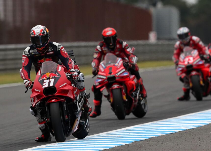 Acosta, Bagnaia, Bastianini, 2024 Japanese MotoGP Sprint