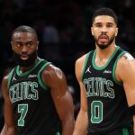 Jason Tatum and Jalen Brown account for more than half of their spending