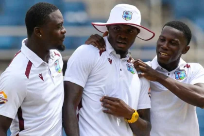 Jayden Seales Alzarri Joseph And Shamar Joseph Picked Up The Ten Australian Wickets