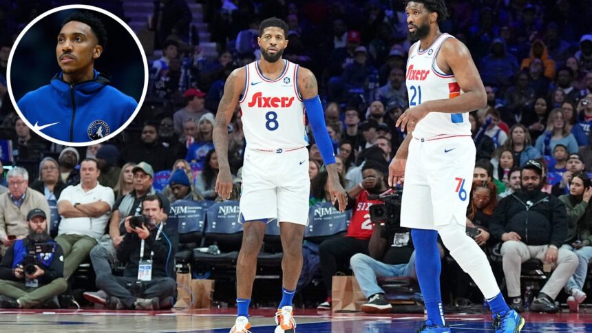 Jeff Teague makes "cooked" points about Paul George and Joel Embiid, giving the unfortunate 76ers predictions