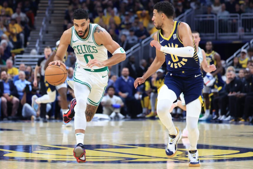 Jeff Teague shares what he noticed about Jason Tatum's recovery from Achilles' injury compared to Ty Halliburton