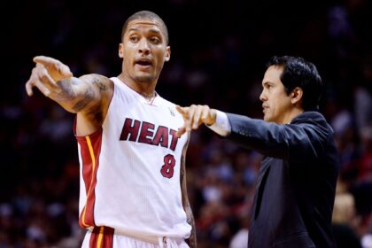 Michael Beasley reflects on why he accused Eric Spoelstra of "a lot" for his early struggle with the Miami Heat