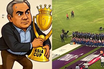 Mohsin Naqvi Runs Away With Asia Cup Trophy After India Beat Pakistan