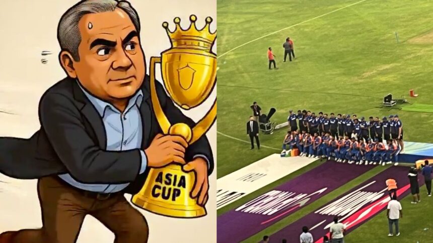 Mohsin Naqvi Runs Away With Asia Cup Trophy After India Beat Pakistan