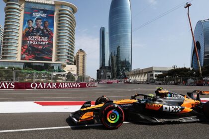 Norris is cheerful about McLaren's pace despite training problems