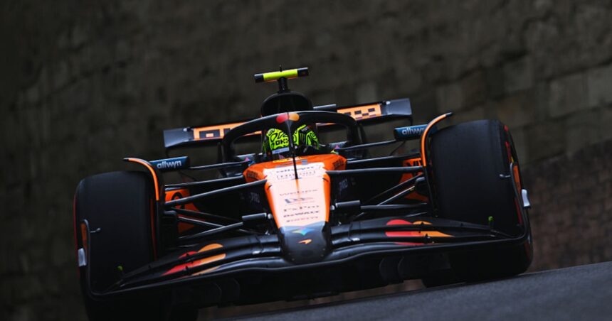 Norris returns to the top with his final Baku practice.