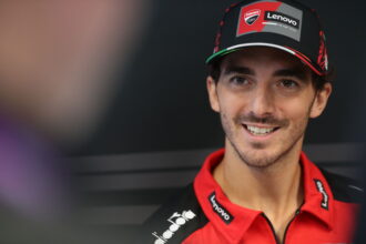Francesco Bagnaia, 2025 MotoGP San Marino Grand Prix, media debrief. Credit: Gold and Goose.
