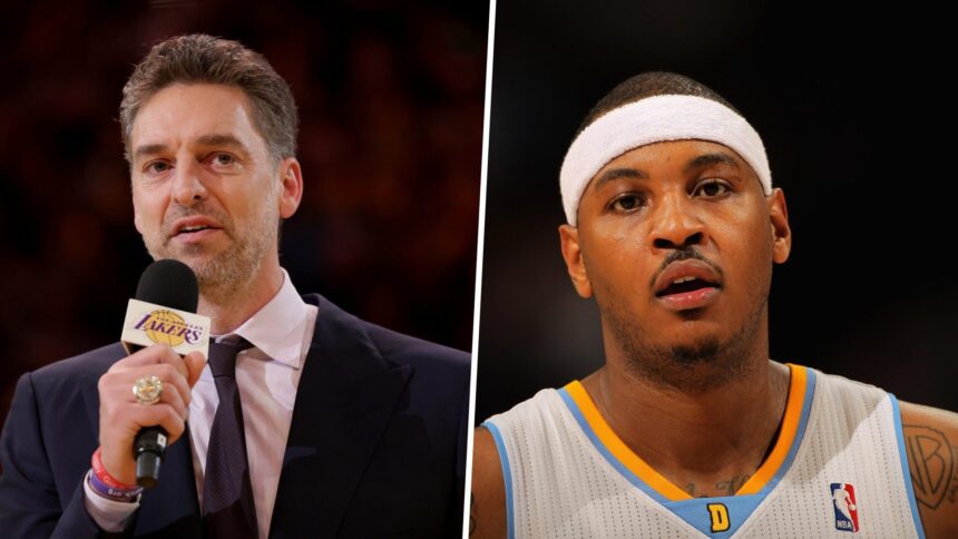 Pow Gasol believes Carmelo Anthony has done something even more important than winning an NBA title in his career