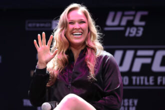 Ronda Rousey UFC press event
