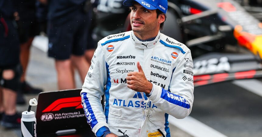 Sainz is targeting Podium after winning qualifying upset