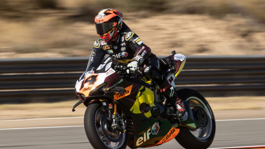 Sam Rose is confident in his podium potential at the Aragon Worldsub in the Old Ducati Battle