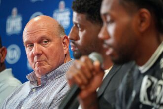 Steve Ballmer has condemned recent aspirations for controversy and has not insisted on contact with Kawi Leonard about the substance.