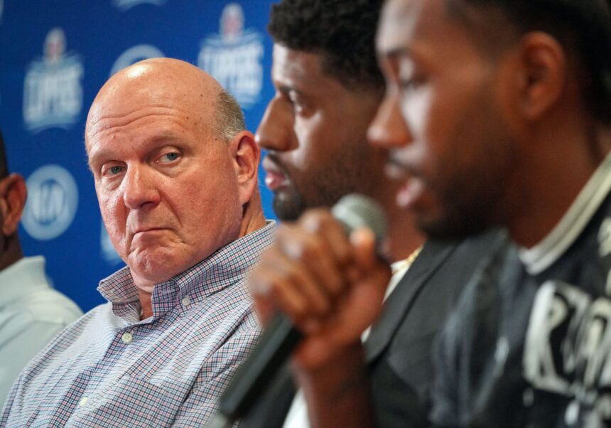 Steve Ballmer has condemned recent aspirations for controversy and has not insisted on contact with Kawi Leonard about the substance.