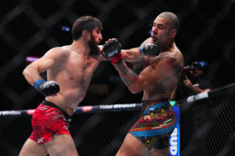 Team Magamedo Ankaraev laughed at Alex Pereira's impressive ability.