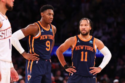 The former New York Knicks star throws shade at his former teammate and makes a brutal "no one cares" argument